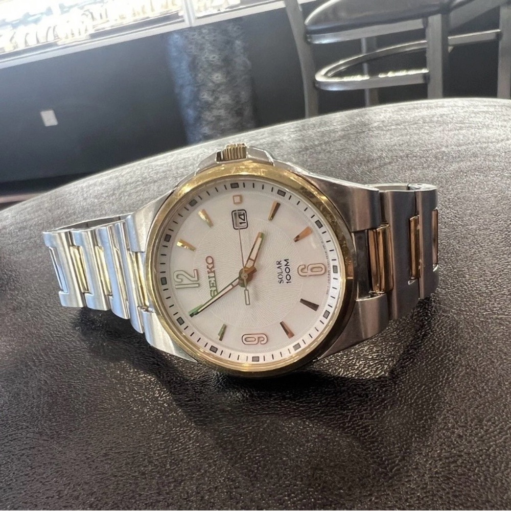 Seiko Men’s Two Tone Stainless Steel Watch